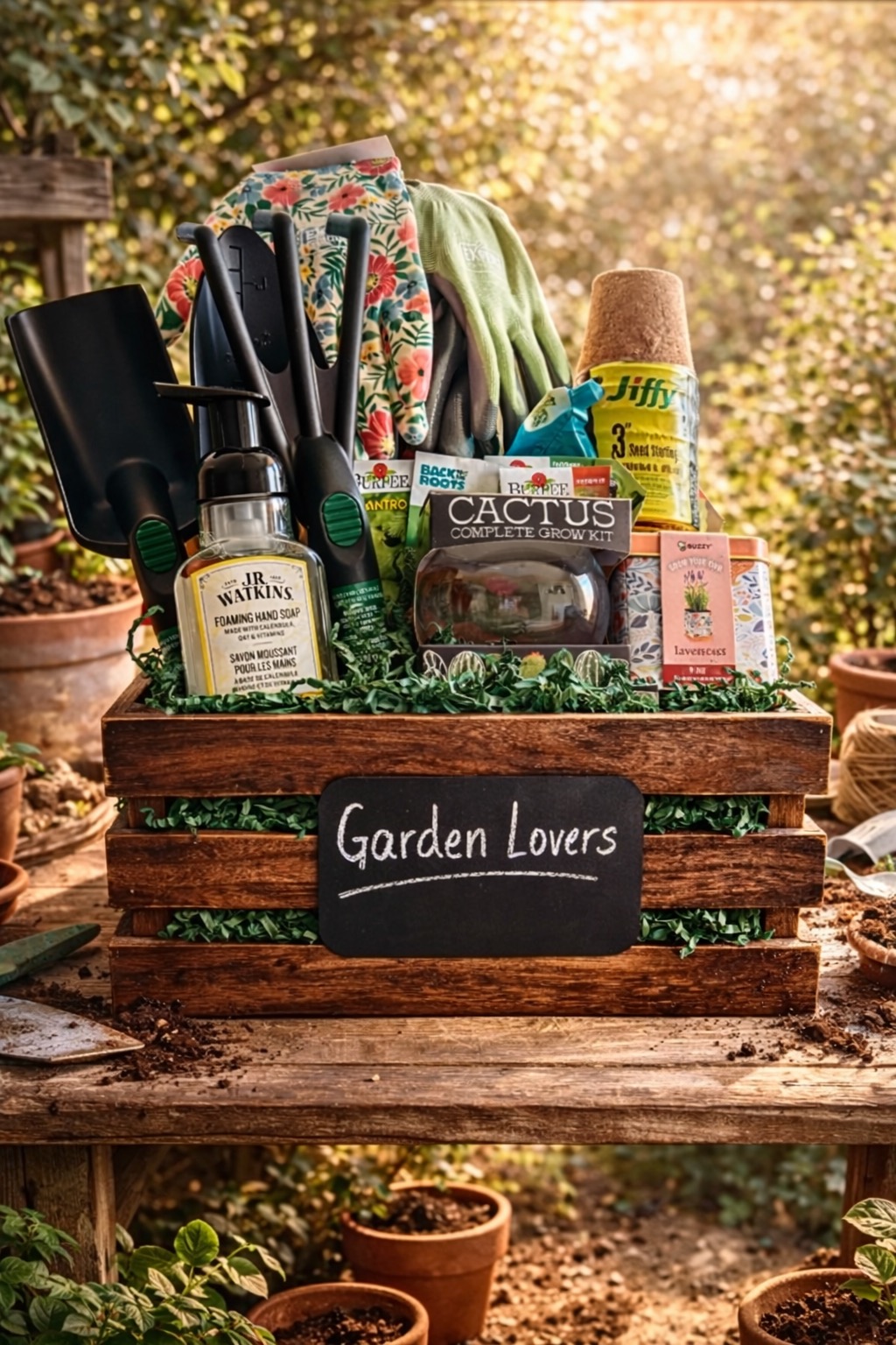 Garden Starter Experience Gift Basket
